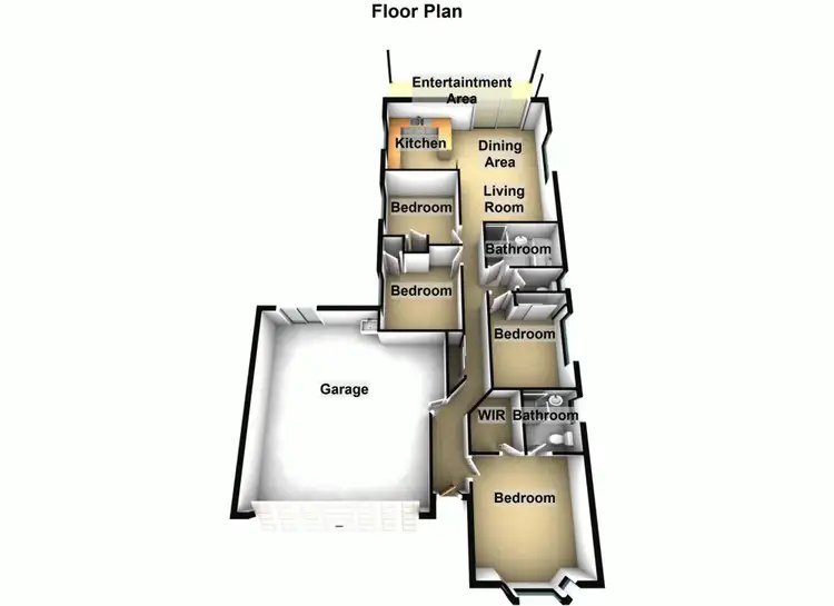 Floorplan of Homely house listing, 28 Bonogin Court, Redbank Plains QLD 4301