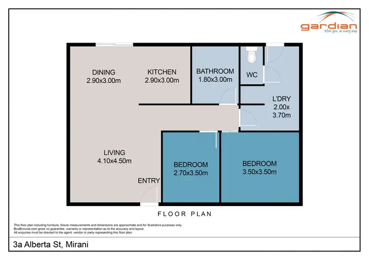 Floorplan of Homely house listing, 3A Alberta Street, Mirani QLD 4754