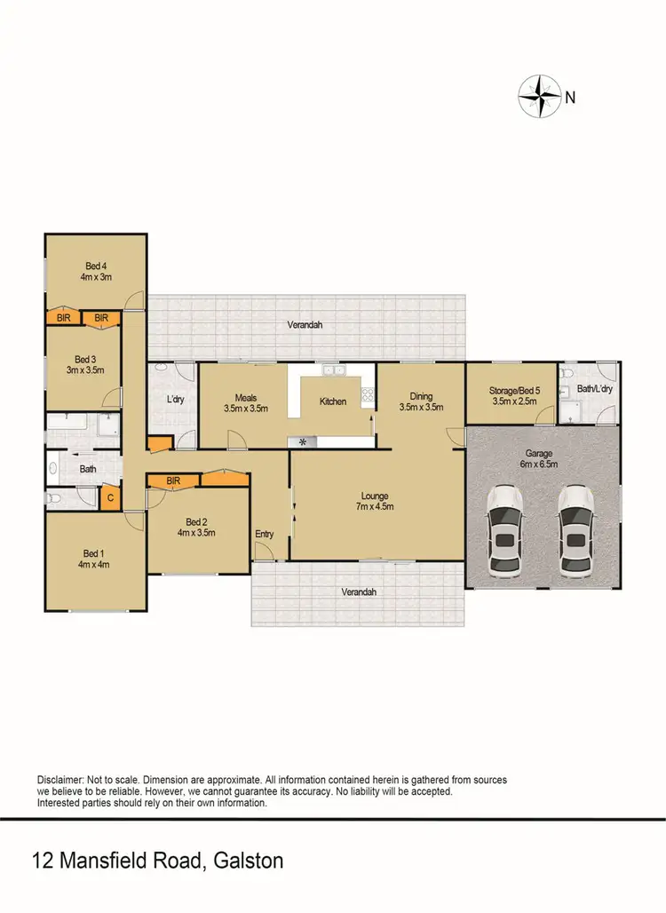 Floorplan of Homely house listing, 12 Mansfield Road, Galston NSW 2159