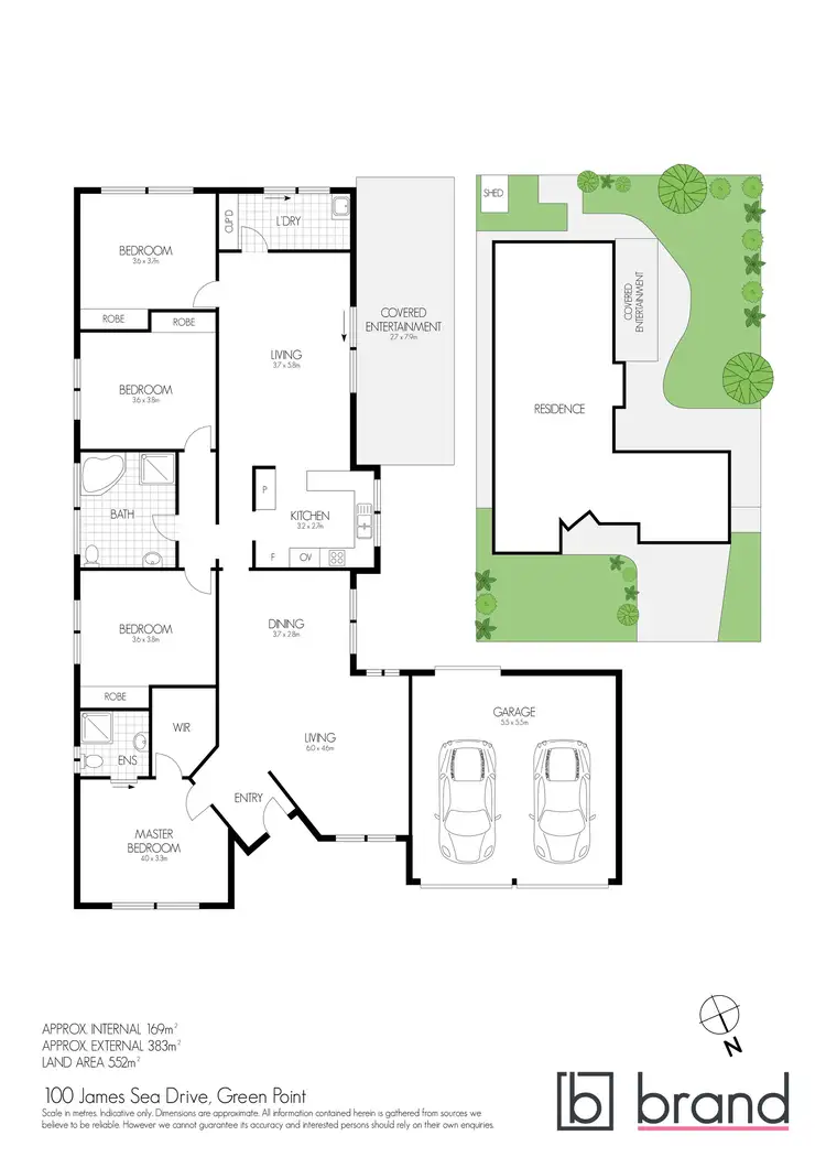 Floorplan of Homely house listing, 100 James Sea Drive, Green Point NSW 2251