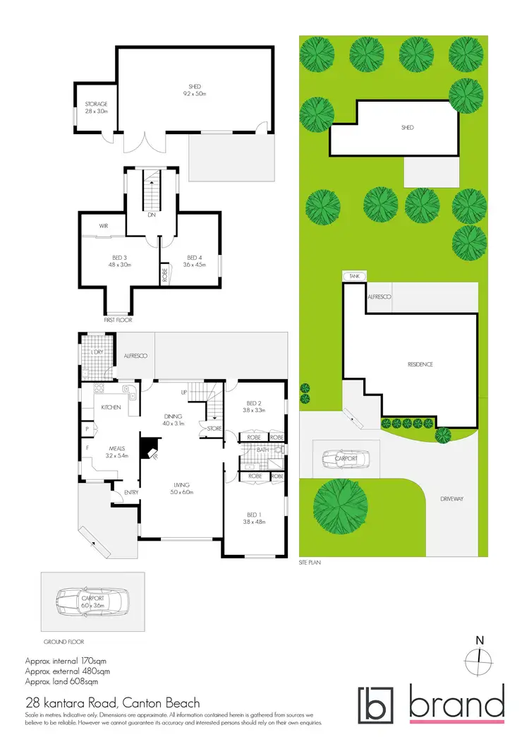 Floorplan of Homely house listing, 28 Kantara Road, Canton Beach NSW 2263