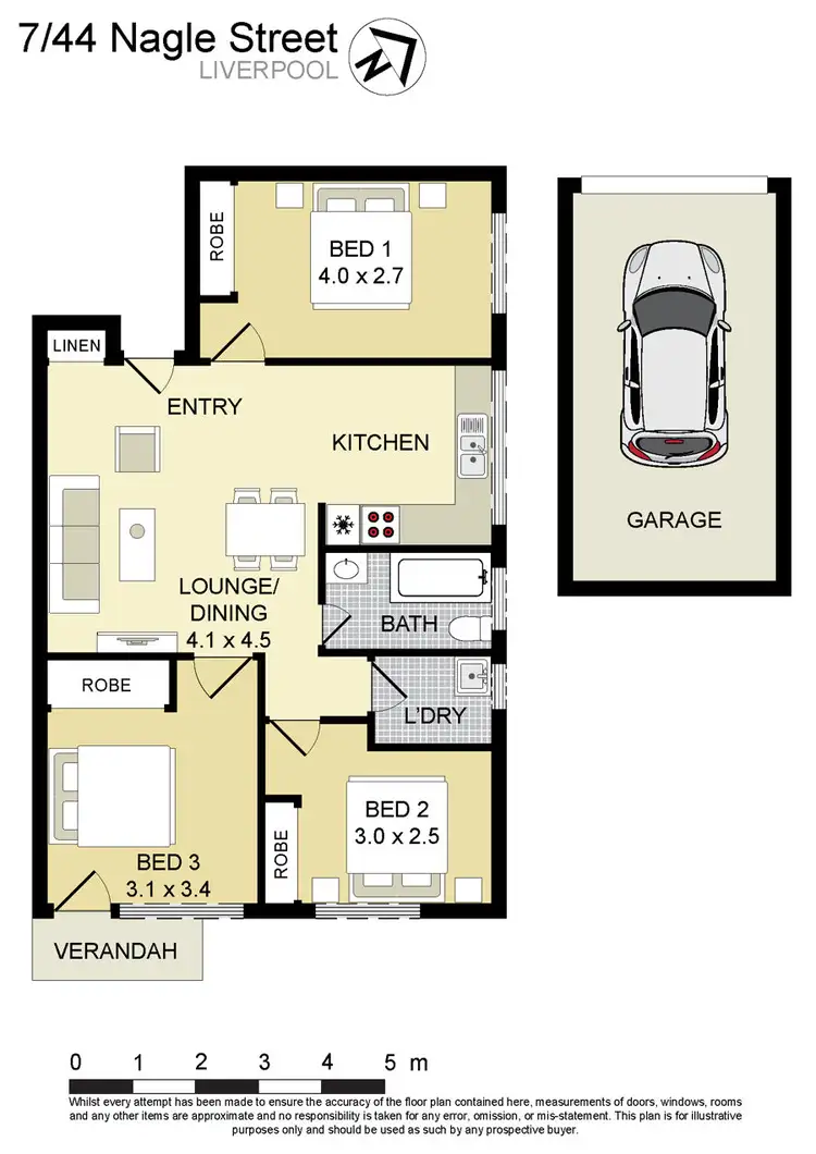 Floorplan of Homely apartment listing, 7/44-46 Nagle Street, Liverpool NSW 2170