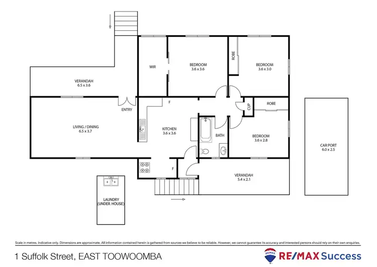 Floorplan of Homely house listing, 1 Suffolk Street, East Toowoomba QLD 4350