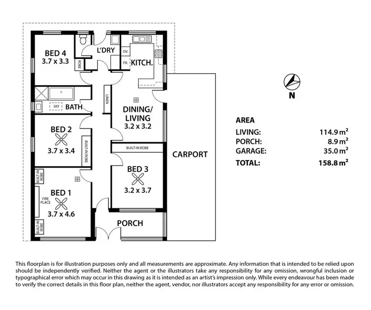 Floorplan of Homely house listing, 24 Stevens Street, Croydon Park SA 5008