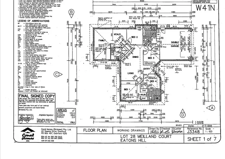 Floorplan of Homely house listing, 9 Meilland Court, Eatons Hill QLD 4037