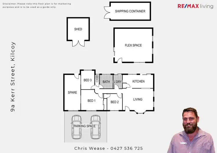 Floorplan of Homely house listing, 9A Kerr Street, Kilcoy QLD 4515