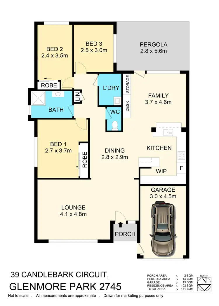 Floorplan of Homely house listing, 39 Candlebark Circuit, Glenmore Park NSW 2745