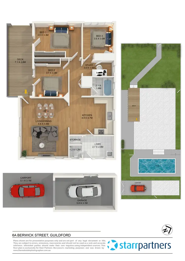 Floorplan of Homely house listing, 6a Berwick Street, Guildford NSW 2161