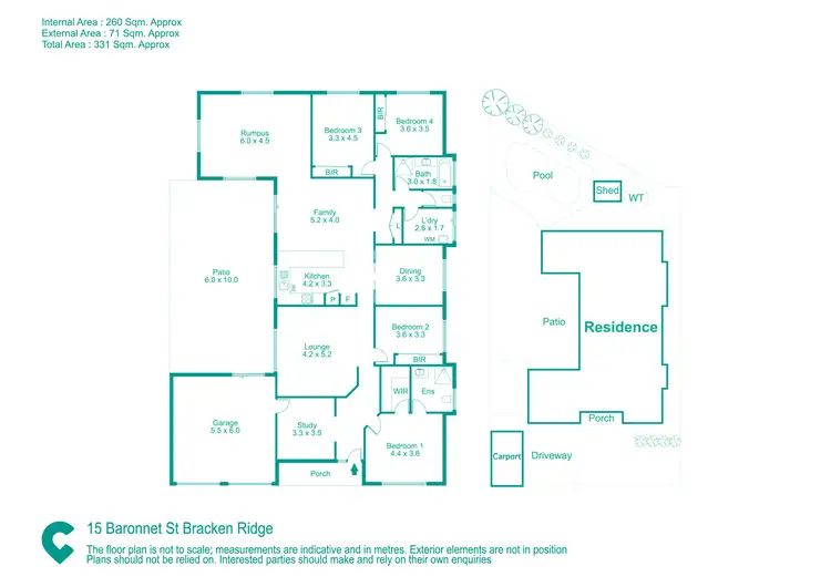 Floorplan of Homely house listing, 15 Baronnet Street, Bracken Ridge QLD 4017