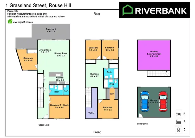 Floorplan of Homely house listing, 1 Grassland Street, Rouse Hill NSW 2155