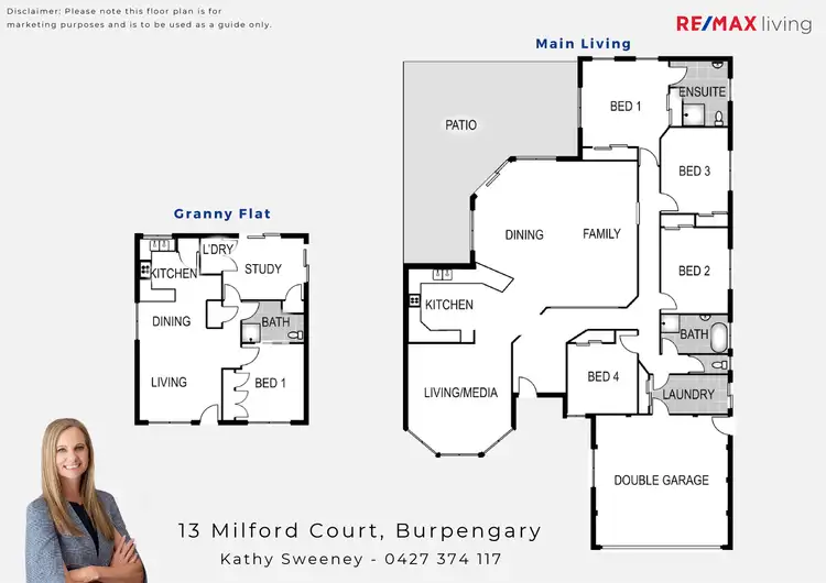 Floorplan of Homely rural property listing, 13 Milford Court, Burpengary East QLD 4505