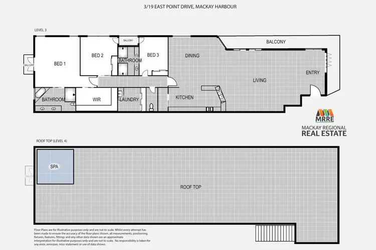 Floorplan of Homely unit listing, 3/21 Marina Beach Parade, Mackay Harbour QLD 4740