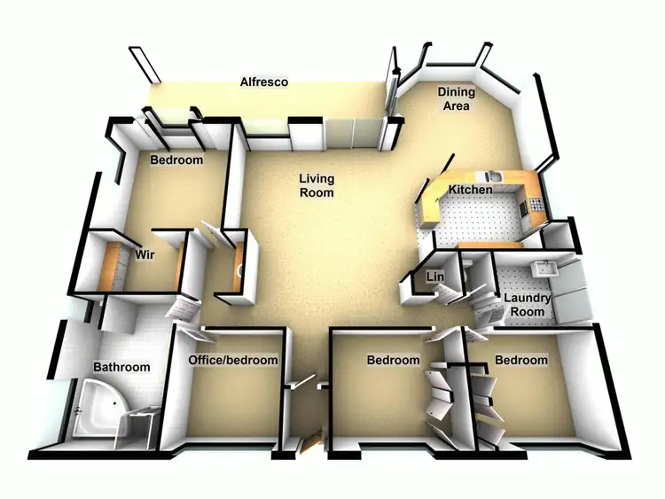 Floorplan of Homely rural property listing, z40 Cessnock Court, Caboolture QLD 4510
