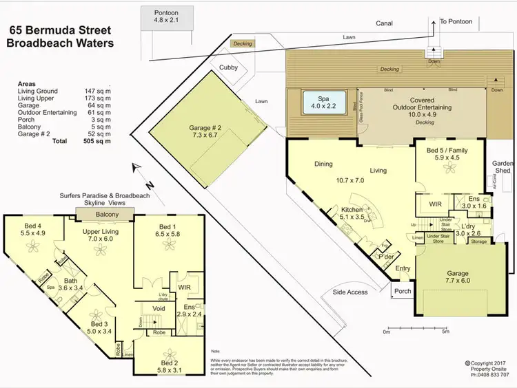 Floorplan of Homely house listing, 65 Bermuda Street, Broadbeach Waters QLD 4218