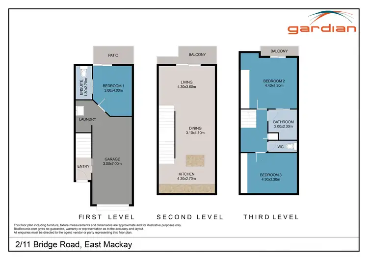 Floorplan of Homely unit listing, 2/11 Bridge Road, East Mackay QLD 4740
