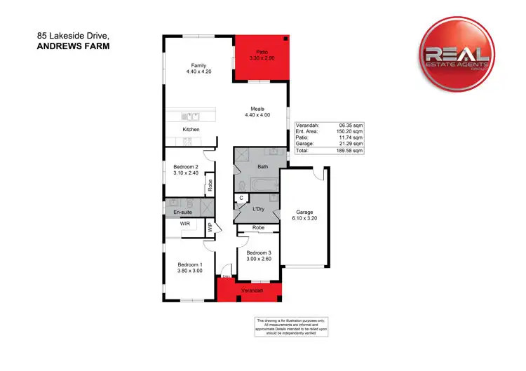Floorplan of Homely house listing, 85 Lakeside Drive, Andrews Farm SA 5114