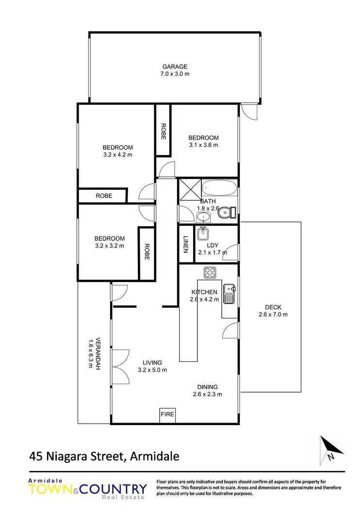 Floorplan of Homely house listing, 45 Niagara Street, Armidale NSW 2350