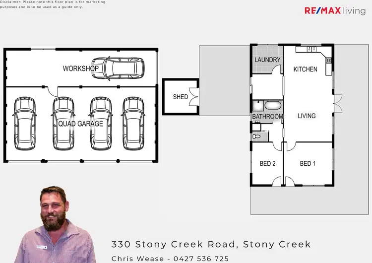 Floorplan of Homely house listing, 330 Stony Creek Road, Stony Creek QLD 4514