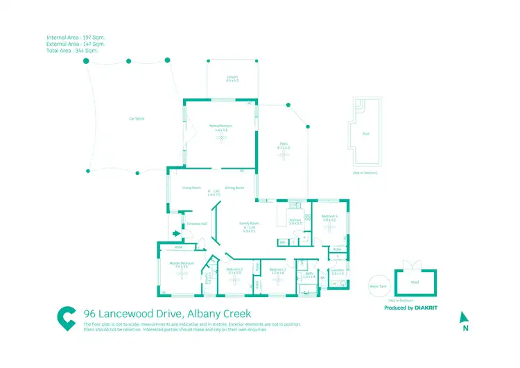 Floorplan of Homely house listing, 96 Lancewood Drive, Albany Creek QLD 4035