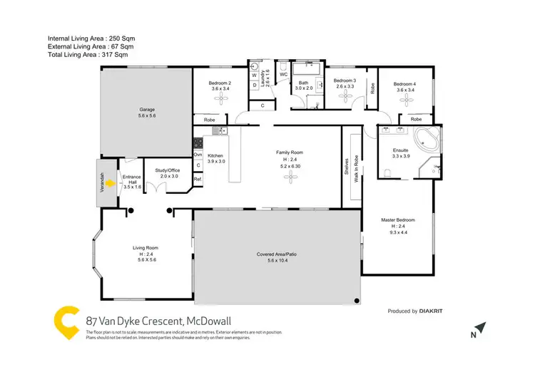 Floorplan of Homely house listing, 87 Van Dyke Crescent, Mcdowall QLD 4053