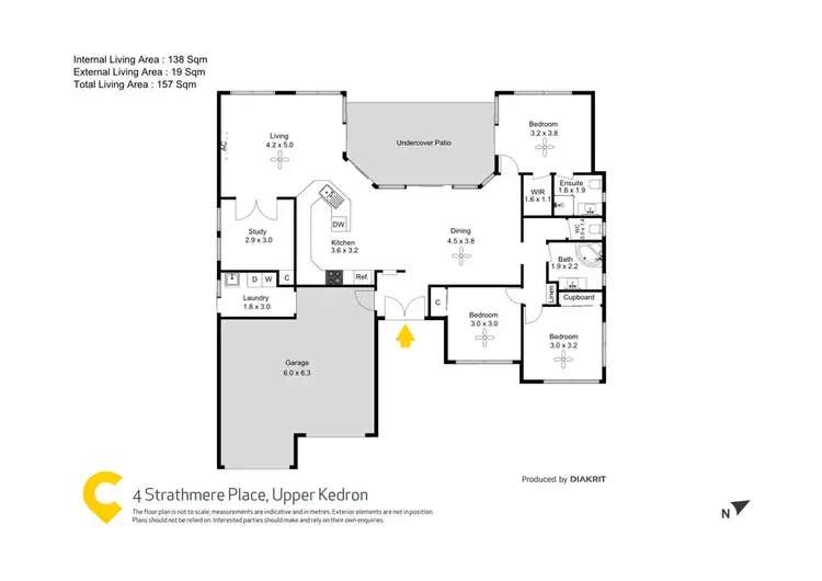 Floorplan of Homely house listing, 4 Strathmere Place, Upper Kedron QLD 4055