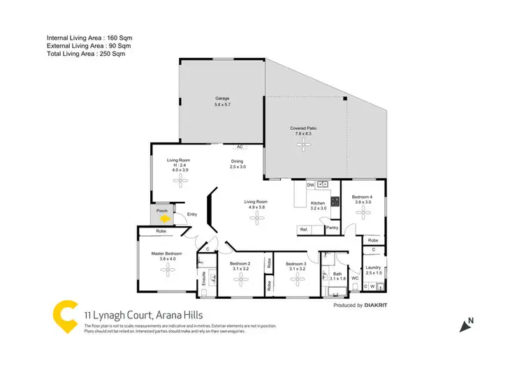 Floorplan of Homely house listing, 11 Lynagh Court, Arana Hills QLD 4054