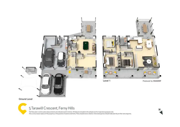 Floorplan of Homely house listing, 5 Tarawill Crescent, Ferny Hills QLD 4055