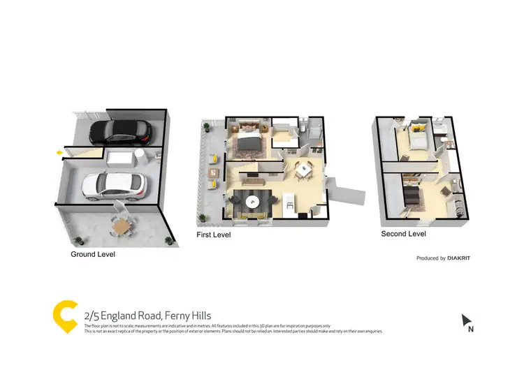 Floorplan of Homely townhouse listing, 4/5 England Road, Ferny Hills QLD 4055