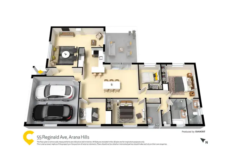 Floorplan of Homely house listing, 55 Reginald Avenue, Arana Hills QLD 4054