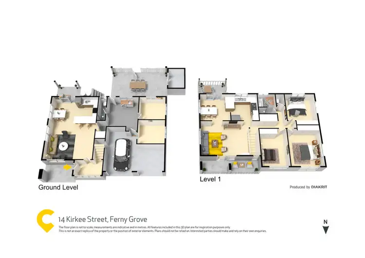 Floorplan of Homely house listing, 14 Kirikee Street, Ferny Grove QLD 4055