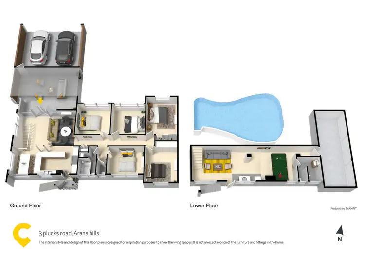 Floorplan of Homely house listing, 3 Plucks Road, Arana Hills QLD 4054