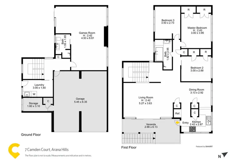 Floorplan of Homely house listing, 7 Camden Court, Arana Hills QLD 4054