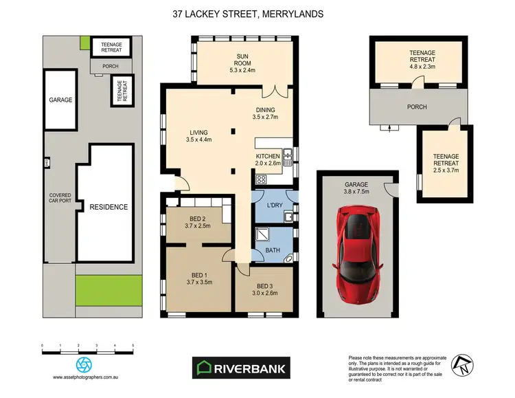 Floorplan of Homely house listing, 37 Lackey Street, Merrylands NSW 2160