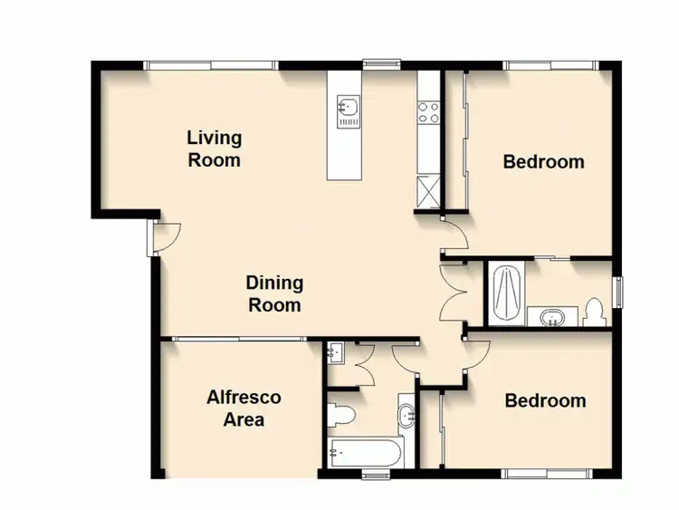 Floorplan of Homely unit listing, 4/10 Amelia Street, Coorparoo QLD 4151