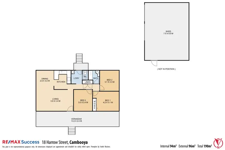 Floorplan of Homely house listing, 18 Harrow Street, Cambooya QLD 4358