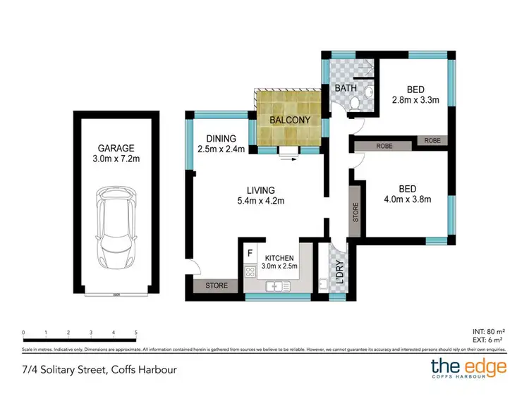 Floorplan of Homely unit listing, 7/4 Solitary Street, Coffs Harbour NSW 2450