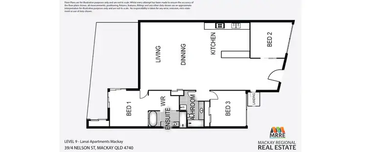 Floorplan of Homely unit listing, 39/4 Nelson Street, Mackay QLD 4740
