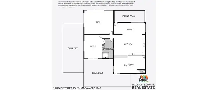 Floorplan of Homely house listing, 19 Ready Street, South Mackay QLD 4740
