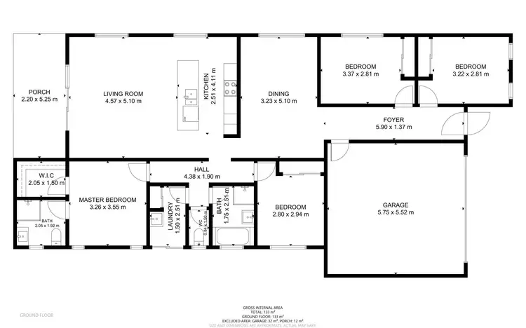 Floorplan of Homely house listing, 15 Sophia Crescent, Cotswold Hills QLD 4350