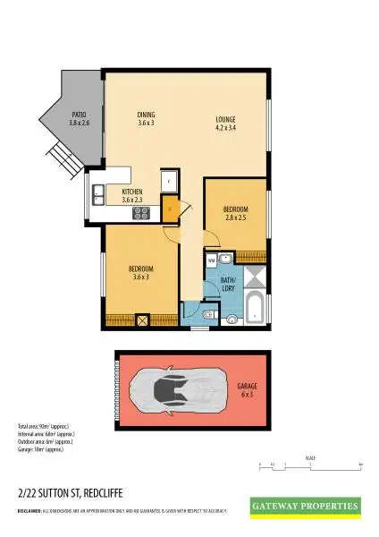 Floorplan of Homely house listing, 2/22 SUTTON STREET, Redcliffe QLD 4020