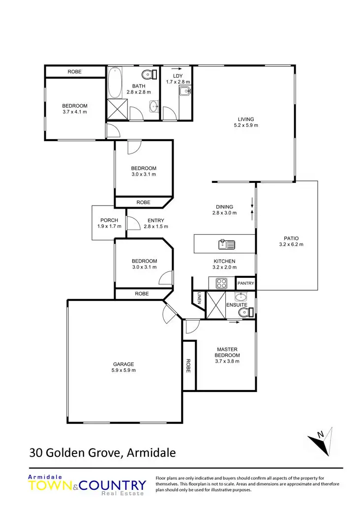 Floorplan of Homely house listing, 30 Golden Grove, Armidale NSW 2350