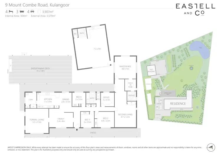 Floorplan of Homely house listing, 9 Mount Combe Road, Kulangoor QLD 4560