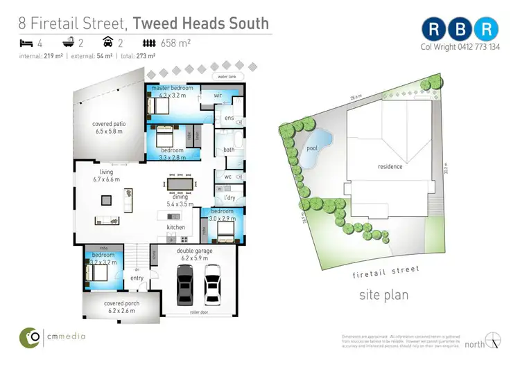 Floorplan of Homely house listing, 8 Firetail Street, Tweed Heads South NSW 2486