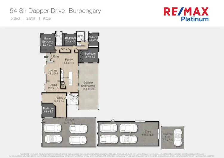 Floorplan of Homely house listing, 54-56 Sir Dapper Drive, Burpengary QLD 4505