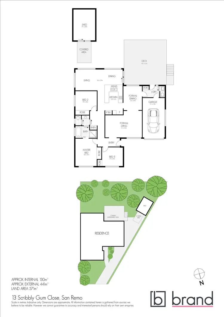 Floorplan of Homely house listing, 13 Scribbly Gum Close, San Remo NSW 2262