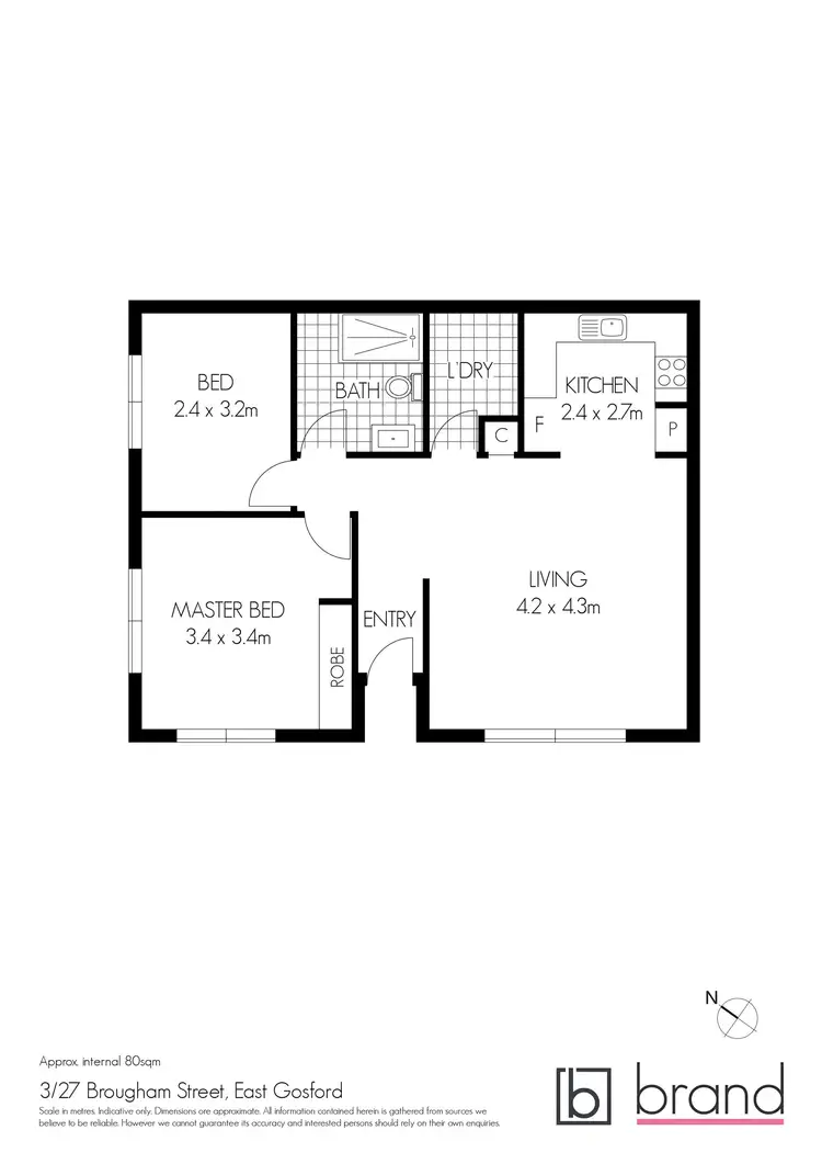 Floorplan of Homely villa listing, 3/27 Brougham Street, East Gosford NSW 2250