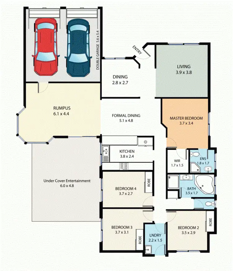 Floorplan of Homely house listing, 25 Friendship Ave, Kellyville NSW 2155