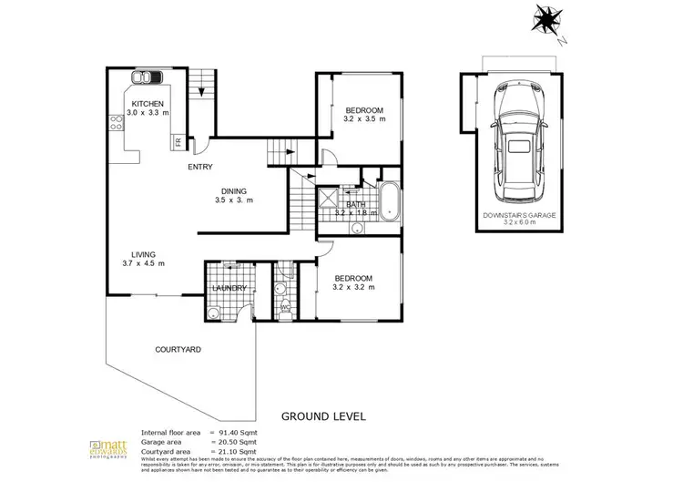 Floorplan of Homely unit listing, 2/11 Samuel Court, Darling Heights QLD 4350