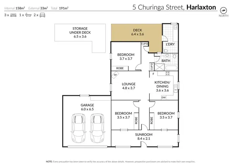 Floorplan of Homely house listing, 5 Churinga Street, Harlaxton QLD 4350
