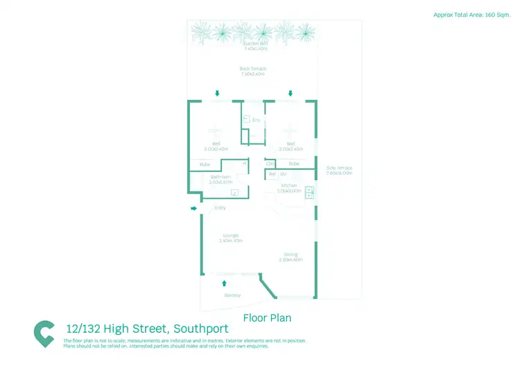 Floorplan of Homely apartment listing, 12/132 High Street, Southport QLD 4215